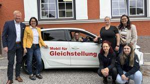 Johann Oberlerchner, Daniela Thuswalder, Ingrid Manthei, Karina Kofler, Sara Schaar, Eva Krassnig und Monique Plamenig