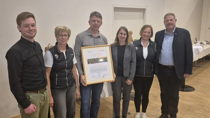 Für das Projekt wurde ein Zertifikat übergeben