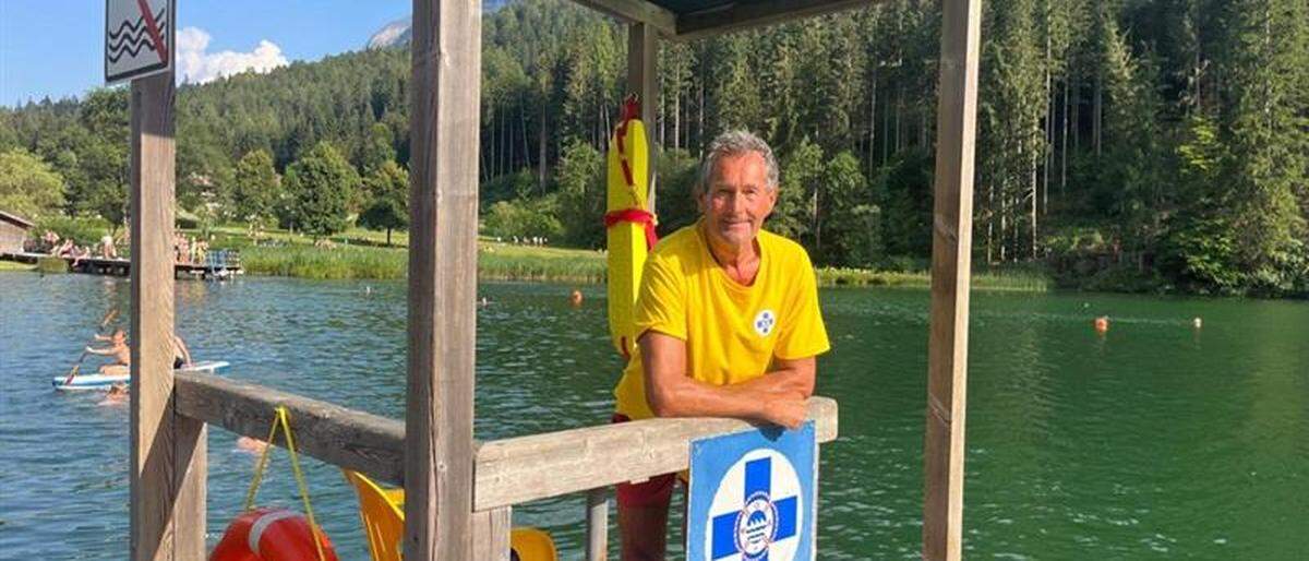 Johann Gerhardt engagiert sich seit 2013 vor allem für Kinder und beeinträchtigte Jugendliche bei der Wasserrettung Osttirol