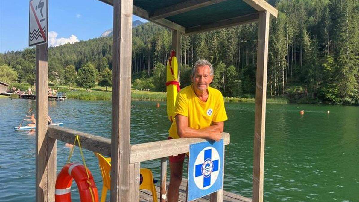 Johann Gerhardt engagiert sich seit 2013 vor allem für Kinder und beeinträchtigte Jugendliche bei der Wasserrettung Osttirol