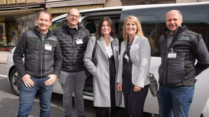 Die Vertreter der Mölltaler Autohäuser Huber und Wulz