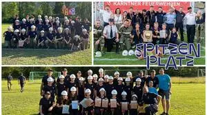 Drei Feuerwehrjugend-Gruppen führen aktuell in Oberkärnten: Treffling, Dellach/Draßnitzdorf/Stein und Hühnersberg