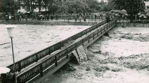 Hochwasser am Iselsteig im September 1965