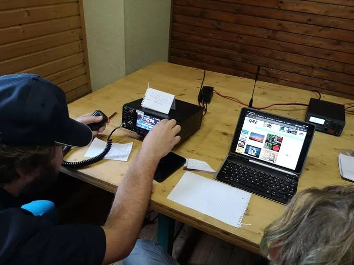 Die Pfadfinder erhielten Unterstützung vom Amateurfunkclub Spittal