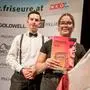 Angelina Rainer aus Dölsach durfte sich gemeinsam mit ihrem Model über den 3. Platz beim Bundeslehrlingswettbewerb der Friseure freuen