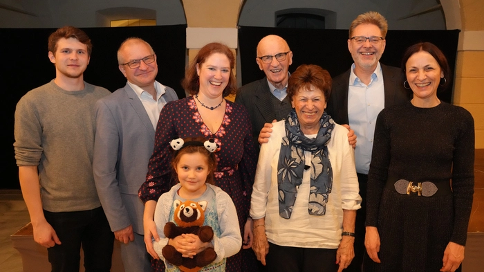 Konstantin und Walter Drewes, Karla und Astrid Braunsperger, Hellmuth und Gerlinde Drewes und Franz und Barbara Herzog