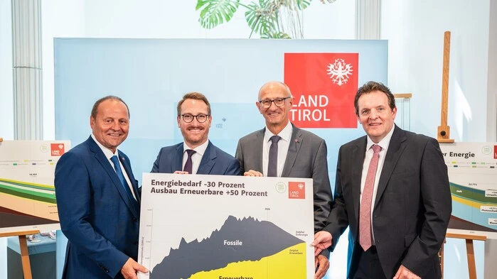 Josef Geisler, Philip Wohlgemuth, Anton Mattle und René Zumtobel