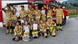 Die Jugendfeuerwehr Defereggen nutzte unter anderem das Waldfest, um Stimmen zu sammeln