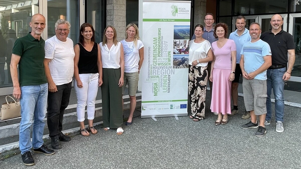 Mitglieder des Vorstandes der LAG Region Hermagor und LAG-Management