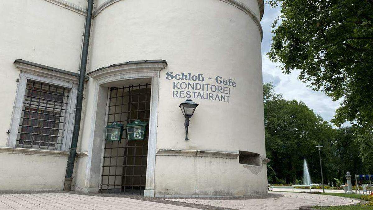 Das Schlosscafé hat seit längerer Zeit geschlossen