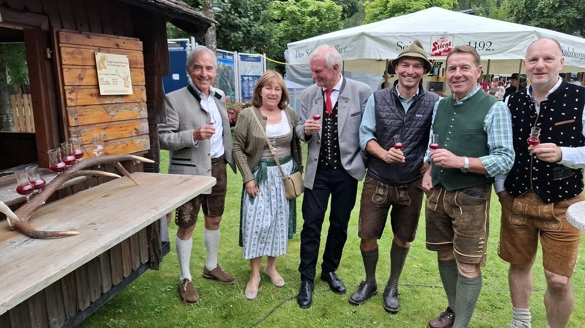 Unter den Gästen herrschte gute Stimmung