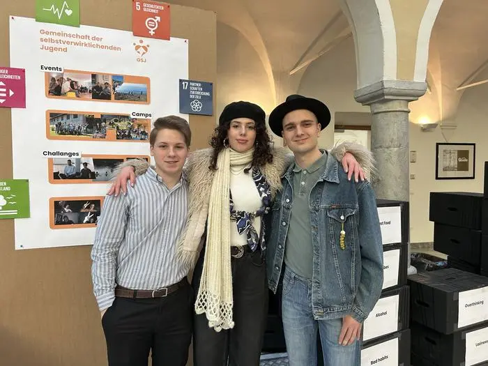 Erik Nemeth, Suna Florian und Noel Seitner