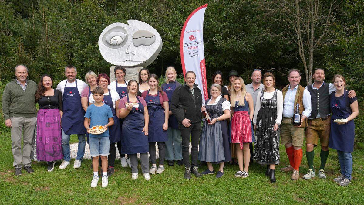 Die Aussteller beim kulinarischen Herbstreigen in Millstatt