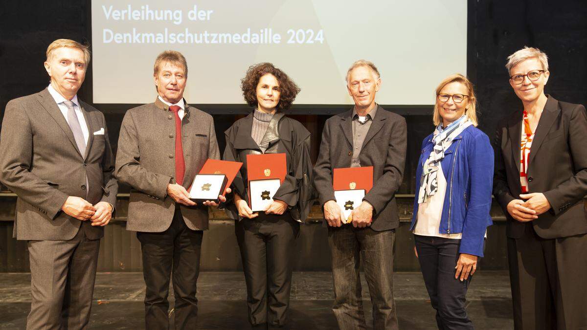 Christoph Bazil, Reinhard Greil, Angela Frey, Franz Brunner, Gabriele Neumann und Theresia Niedermüller