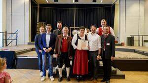 Der Musikverein „Alpenrose Waidegg“ mit Kapellmeisterin Michaela Posautz erhielt 91,83 Punkte