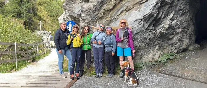 Frauen auf einer Wanderung