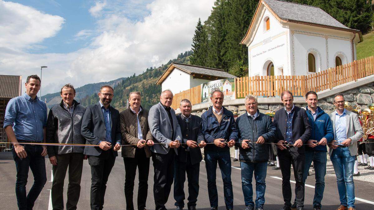 Johannes Winkler, Stefan Oberguggenberger, Christian Seiwald, Erwin Drumbl, Hubert Amlacher, Johann Waldner, Gabriel Obernosterer, Johann Windbichler, Bernhard Knotz, Michael Lenzhofer und Gerd Guggenberger