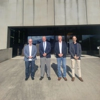 Andreas Rudigier, Leo Gomig, Josef Mair und Martin Fasching