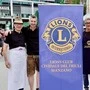 Herbert Kristler, die Lionsclub-Präsidenten Markus Traar (Hermagor) und Gianfranco Tateo (Cividale) und Daniele Balloch