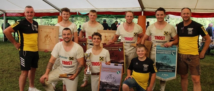 Eine Gruppe von Sportlern