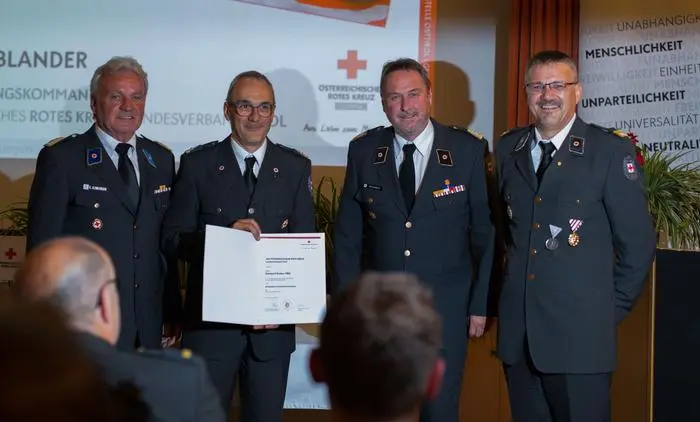 Egon Kleinlercher, Reinhard Stotter, Martin Dablander und Herbert Girstmaier