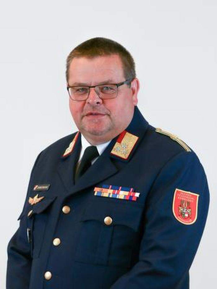 Herbert Zimmermann, Bezirksfeuerwehrkommandant von Hermagor