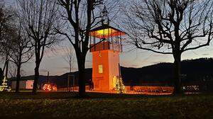 Rund um den Aussichtturm im Barbara-Egger-Park in Millstatt wurde die Besucherstromanalyse durchgeführt
