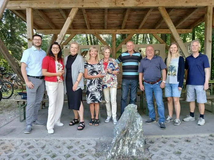 Lukas Gradnitzer, Sara Schaar, Angelika Hinteregger, Marie-Laure Cabon, Helga Spitzer, Sigi Grutschnig, Herbert Ranacher, Andrea Grafenauer und Reinhold Bugelnig 