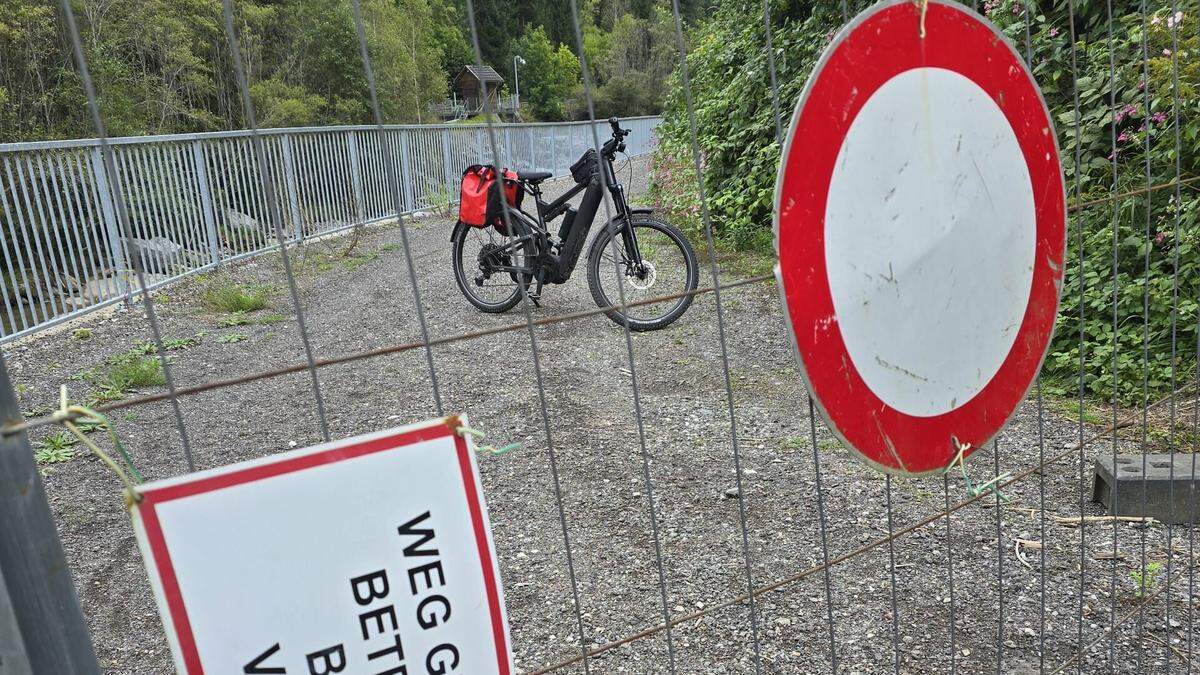 Der Weg ist aktuell gesperrt