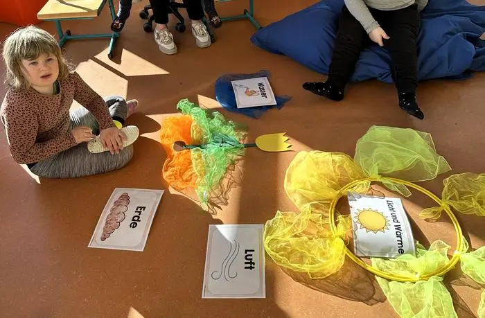 Der Frühling wurde von vielen Seiten im Unterricht beleuchtet