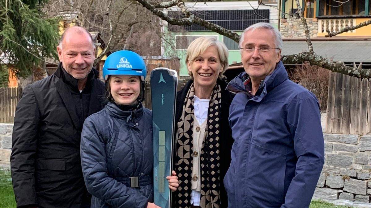 Christian Snurer, Magdalena Zippusch, Marlene Bacher und Hermann Florian