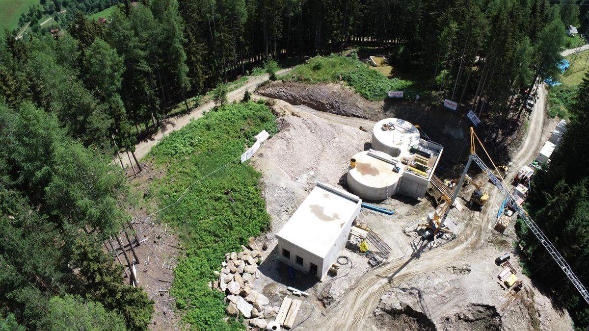 Die Modernisierungsarbeiten an der Wasserversorgungsanlage Gmeineck kosten 9,3 Millionen Euro