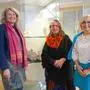  Pfarrerin Margit Leuthold, Künstlerin Margarethe Oberdorfer und Bürgermeisterin Elisabeth Blanik