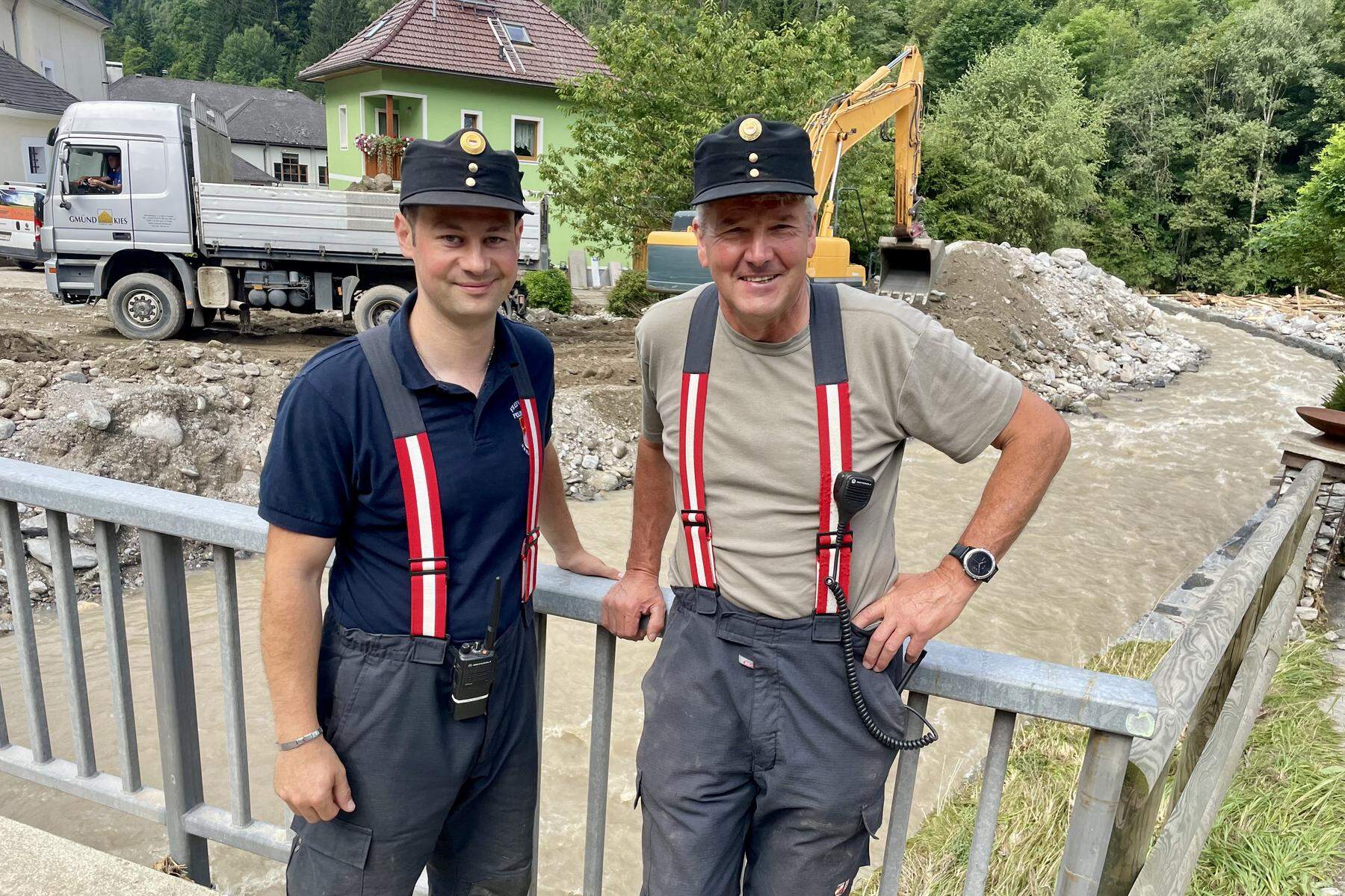 Kärntner des Tages: Helfer-Duo stand in Kremsbrücke im Großeinsatz