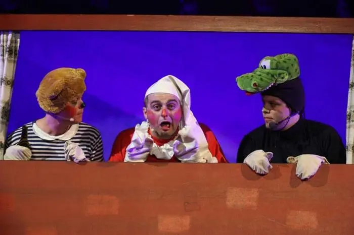 Christian Lax, Klaus Zlanabitnig und Ronny Meixl unterhalten das Publikum in Millstatt