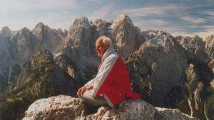 Sepp Ortner beim Bergsteigen in den Julischen Alpen
