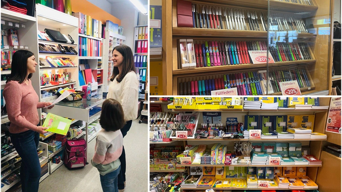 Die regionalen Schulbedarf-Händler locken mit zahlreichen Angeboten