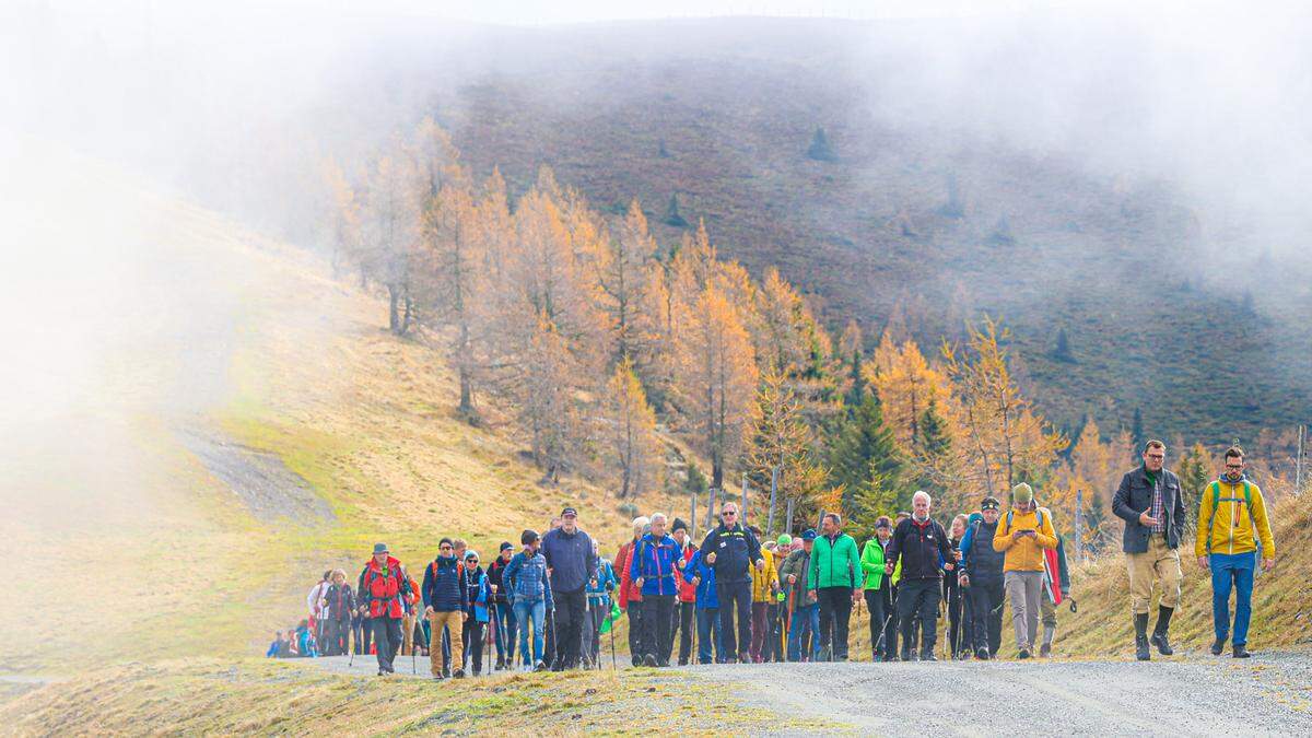 Zahlreiche Wanderer folgten der Einladung