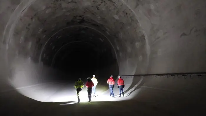 So sieht der Speicherstollen von innen aus