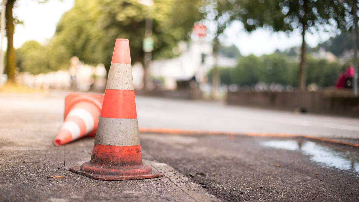 Die Bauarbeiten am R8 Glockner Radweg in Heiligenblut wurden am Mittwoch fortgesetzt