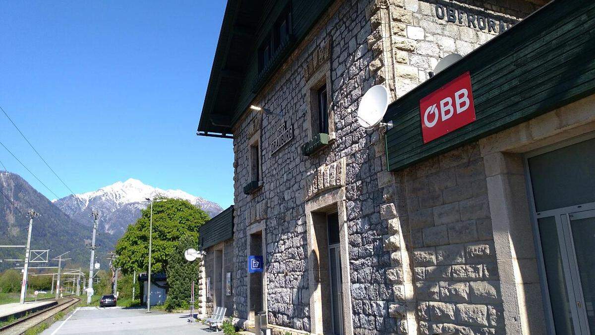 Die Bauarbeiten am Bahnhof in Oberdrauburg werden bis 29. November dauern