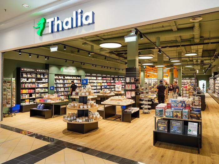 Thalia verfügt im Erdgeschoß des Stadtpark Centers über eine Verkaufsfläche von 330 Quadratmetern