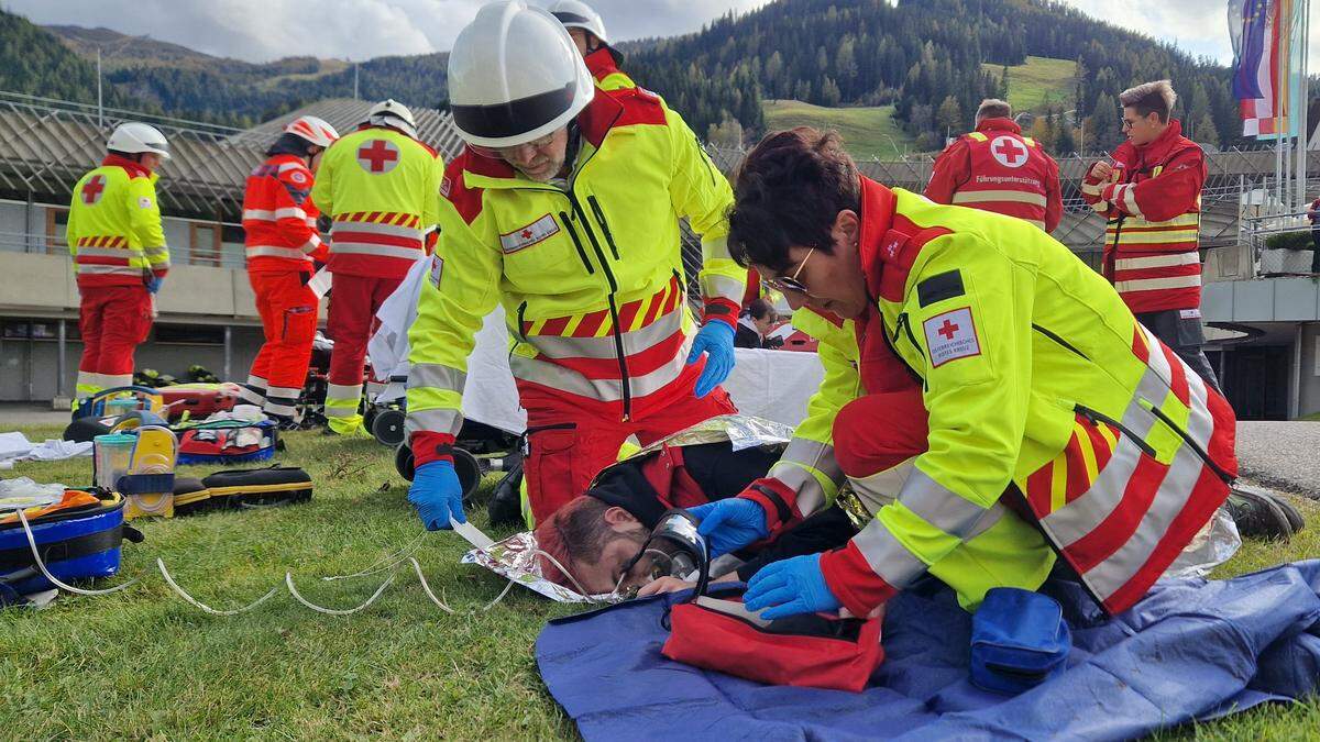 Die Übung fand in Bad Kleinkirchheim statt