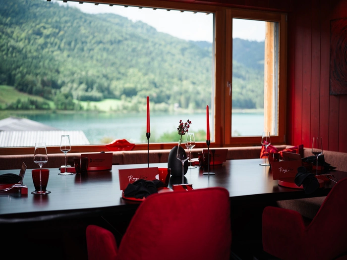 Der Ausblick vom Restaurant Rouge Noir