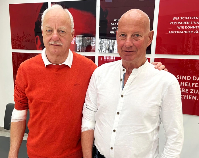 Martin und Georg Berger spenden seit Jahrzehnten Blut