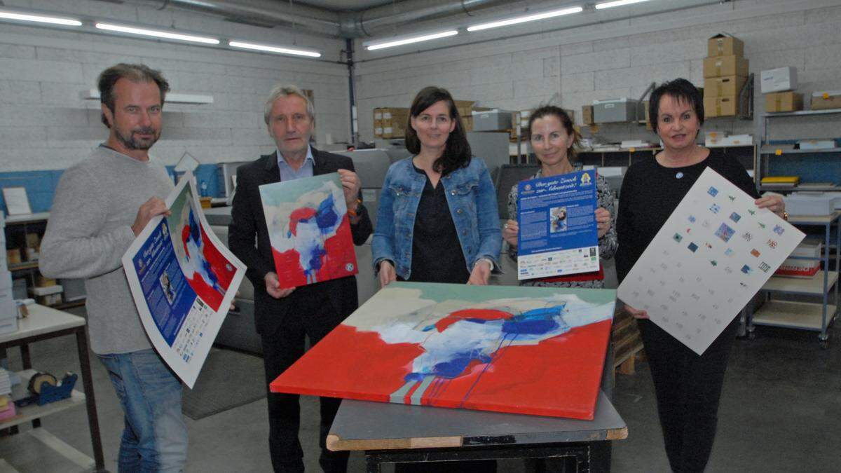 Jürgen Petz, Hubert Steindl, Melanie Joch, Claudia Petz und Monika Konrad