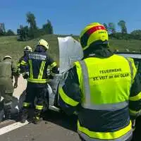 Der Wagen brannte zum Glück nicht