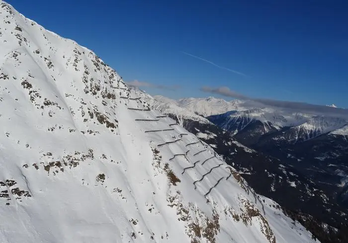Seit 20 Jahren wird an der Verbauung der Lailahna-Lawine gearbeitet
