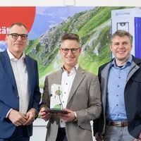 Jens Winkler, Roland Klauss und Paul Anfang (Pfalzwerke Vorstandsmitglied)