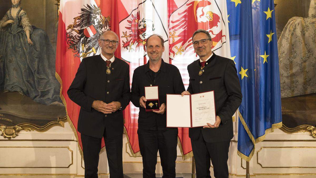 Erhielt das Verdienstkreuz des Landes, der Innervillgrater Andreas Schett